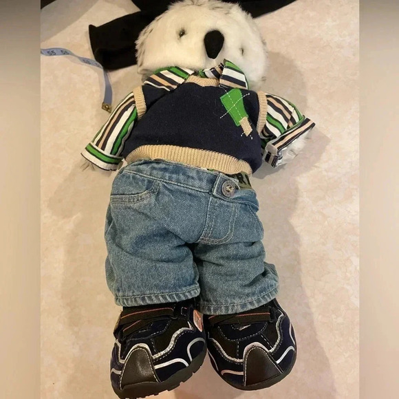 Build a Bear Plush White Snowy Owl Hedwig Head Rotates Stuffed Animal Spotted - Picture 4 of 5